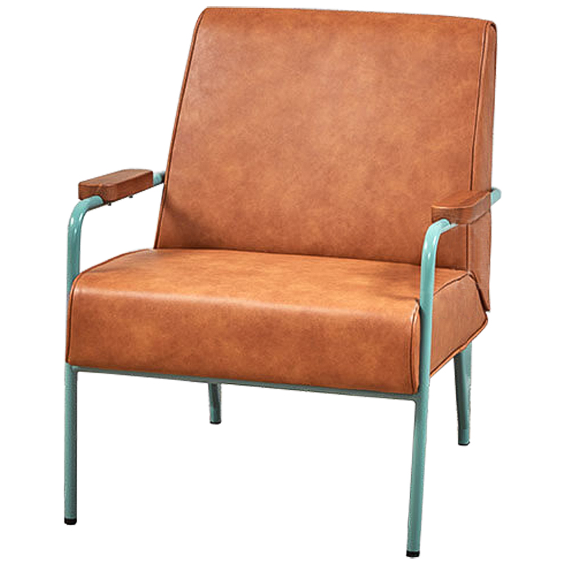 Кресло Silvestri Chair Карамель Голубой пастельный Кресло Silvestri Chair Карамель Голубой пастельный в Рязани | Loft Concept