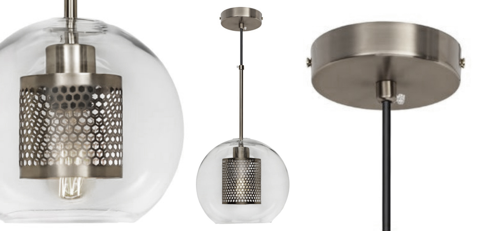 Perforated Vessel Pendant Lamp Nickel Ball Perforated Vessel Pendant Lamp Nickel Ball - Loft-Concept в Рязани