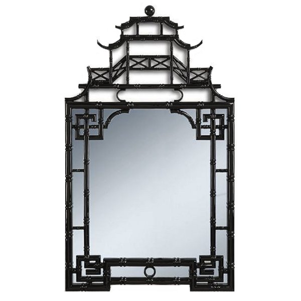 Зеркало Pagoda Mirror Black Черный Зеркало Pagoda Mirror Black Черный в Рязани | Loft Concept