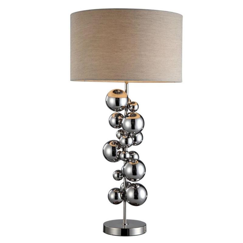 Настольная лампа Chrome Bubbles Table Lamp Темный хром Настольная лампа Chrome Bubbles Table Lamp Темный хром в Рязани | Loft Concept