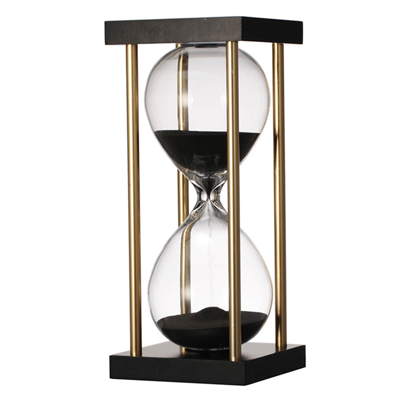 Песочные часы Ramirus Watch black Черный Золотой Песочные часы Ramirus Watch black Черный Золотой в Рязани | Loft Concept