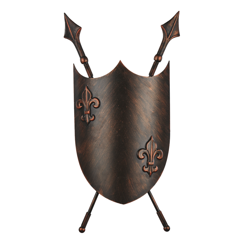 Бра Shield Heraldic Lily Sconce Коричневый винтаж Бра Shield Heraldic Lily Sconce Коричневый винтаж в Рязани | Loft Concept