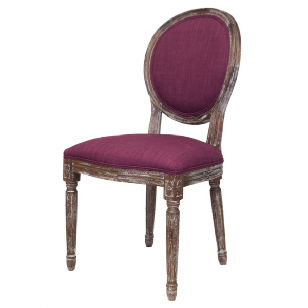 Стул French chairs Provence Violet Chair Фиолетовый Коричневый Стул French chairs Provence Violet Chair Фиолетовый Коричневый в Рязани | Loft Concept