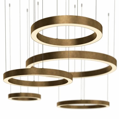 Люстра Light Ring Horizontal von Henge Глянцевое золото Латунь Люстра Light Ring Horizontal von Henge Глянцевое золото Латунь в Рязани | Loft Concept