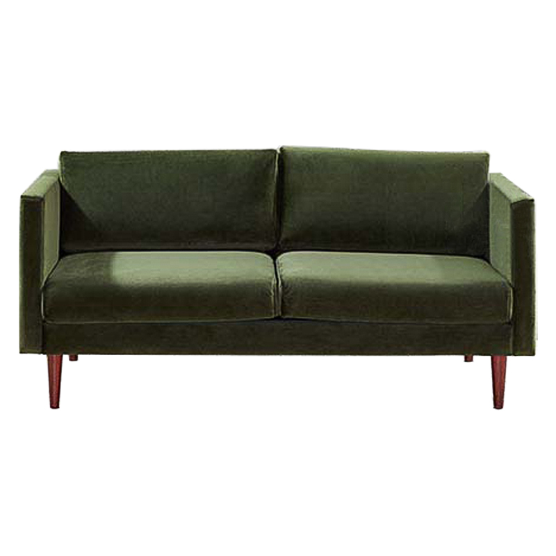 Диван Simple Forms Sofa Green Зеленый Коричневый Диван Simple Forms Sofa Green Зеленый Коричневый в Рязани | Loft Concept