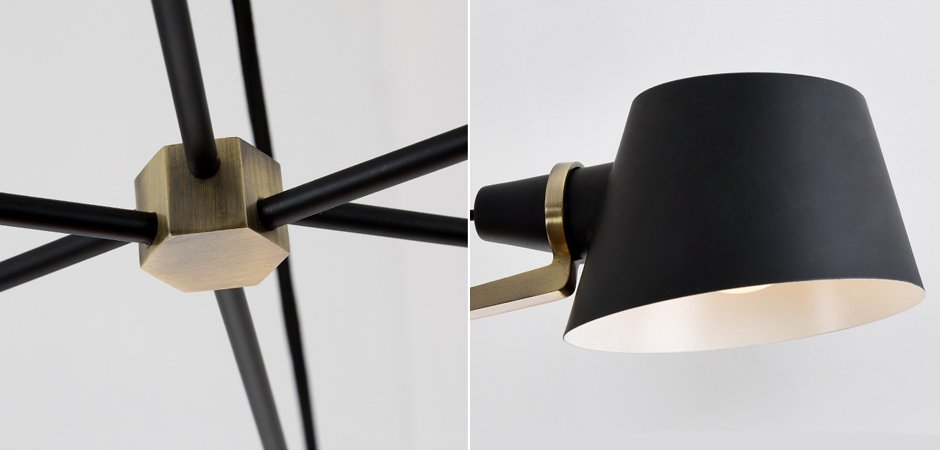 Люстра Brendan Ravenhill Long Pivot Chandelier Люстра Brendan Ravenhill Long Pivot Chandelier - Loft-Concept в Рязани