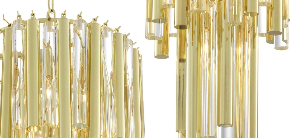 Люстра Eichholtz Chandelier Gigi S Gold Люстра Eichholtz Chandelier Gigi S Gold - Loft-Concept в Рязани