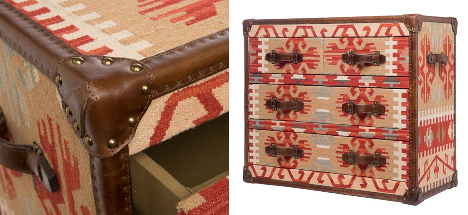 Комод Килим Howard Kilim Chest of Drawers Комод Килим Howard Kilim Chest of Drawers - Loft-Concept в Рязани