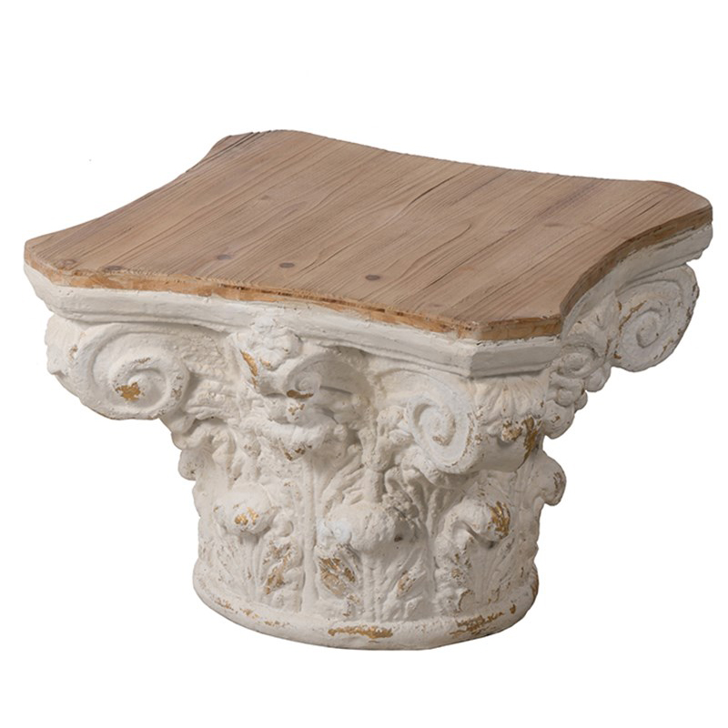 Подставка Roman Column белая Белый Подставка Roman Column белая Белый в Рязани | Loft Concept