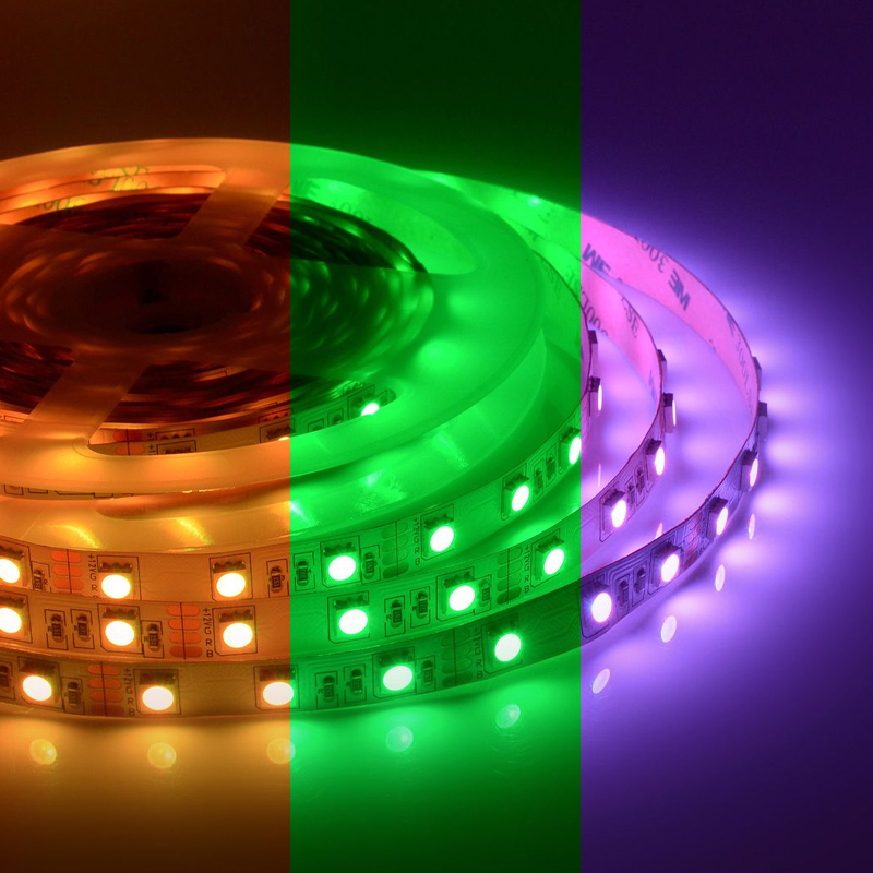 Светодиодная лента 5м 14,4W/m 60LED/m 5050SMD разноцветная Белый Светодиодная лента 5м 14,4W/m 60LED/m 5050SMD разноцветная Белый в Рязани | Loft Concept
