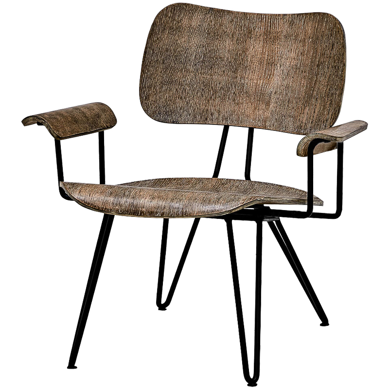 Стул Camran Stool Коричневый Черный Стул Camran Stool Коричневый Черный в Рязани | Loft Concept