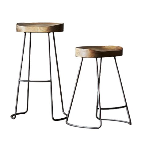 Барный стул The Tractor Bar&Dining Stool Древесина Черный Барный стул The Tractor Bar&Dining Stool Древесина Черный в Рязани | Loft Concept