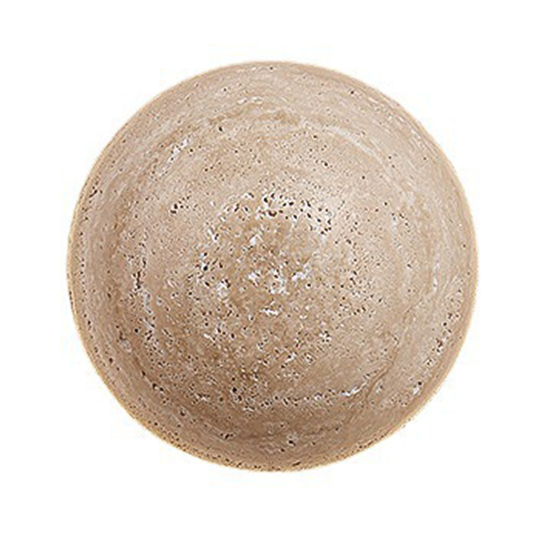 Настенный светодиодный светильник из камня травертина TRAVERTINE POVL WALL LAMP Бежевый Настенный светодиодный светильник из камня травертина TRAVERTINE POVL WALL LAMP Бежевый в Рязани | Loft Concept