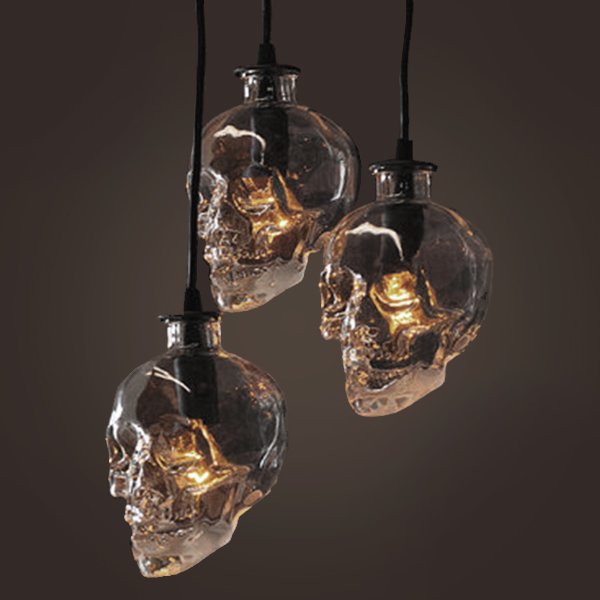 Люстра Череп Glass Skull Pendant  в Рязани | Loft Concept 
