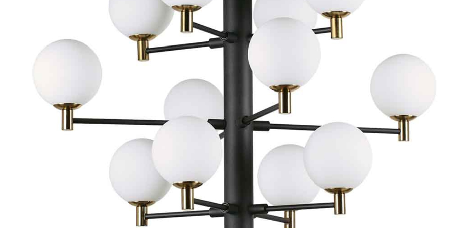 Люстра Italian Globe Abstraction Light White and Black 12 Люстра Italian Globe Abstraction Light White and Black 12 - Loft-Concept в Рязани