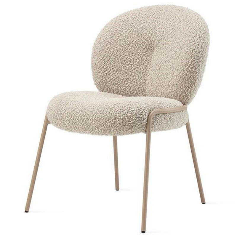 Стул Lyons Boucle Chair Бежевый Золотой Стул Lyons Boucle Chair Бежевый Золотой в Рязани | Loft Concept