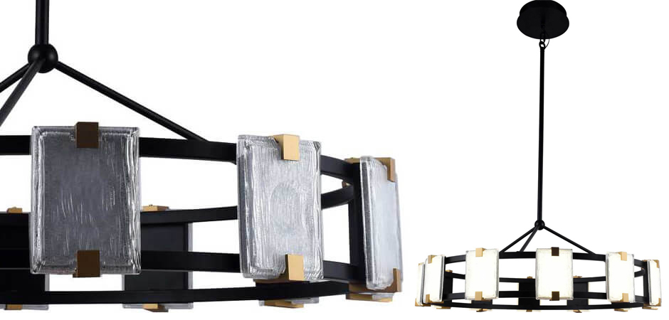 Люстра Rectangular Glass Plafon D85 Люстра Rectangular Glass Plafon D85 - Loft-Concept в Рязани