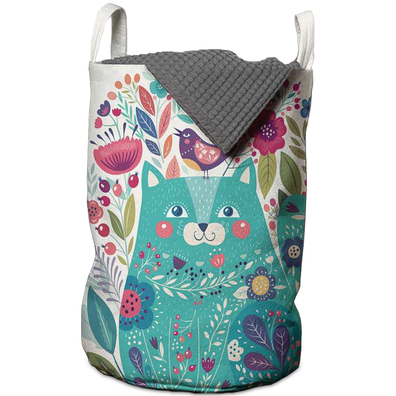 Корзина Funny Cat Basket Мульти Корзина Funny Cat Basket Мульти в Рязани | Loft Concept