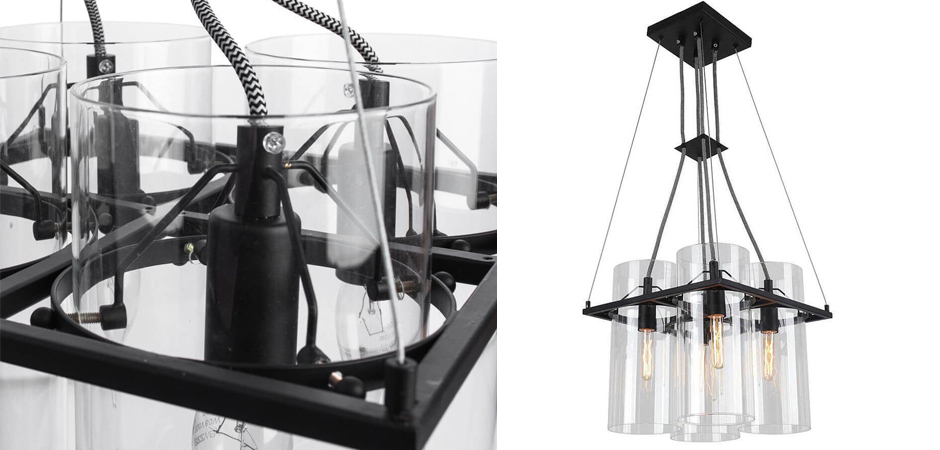 Люстра Glass Cylinder Chandelier Люстра Glass Cylinder Chandelier - Loft-Concept в Рязани