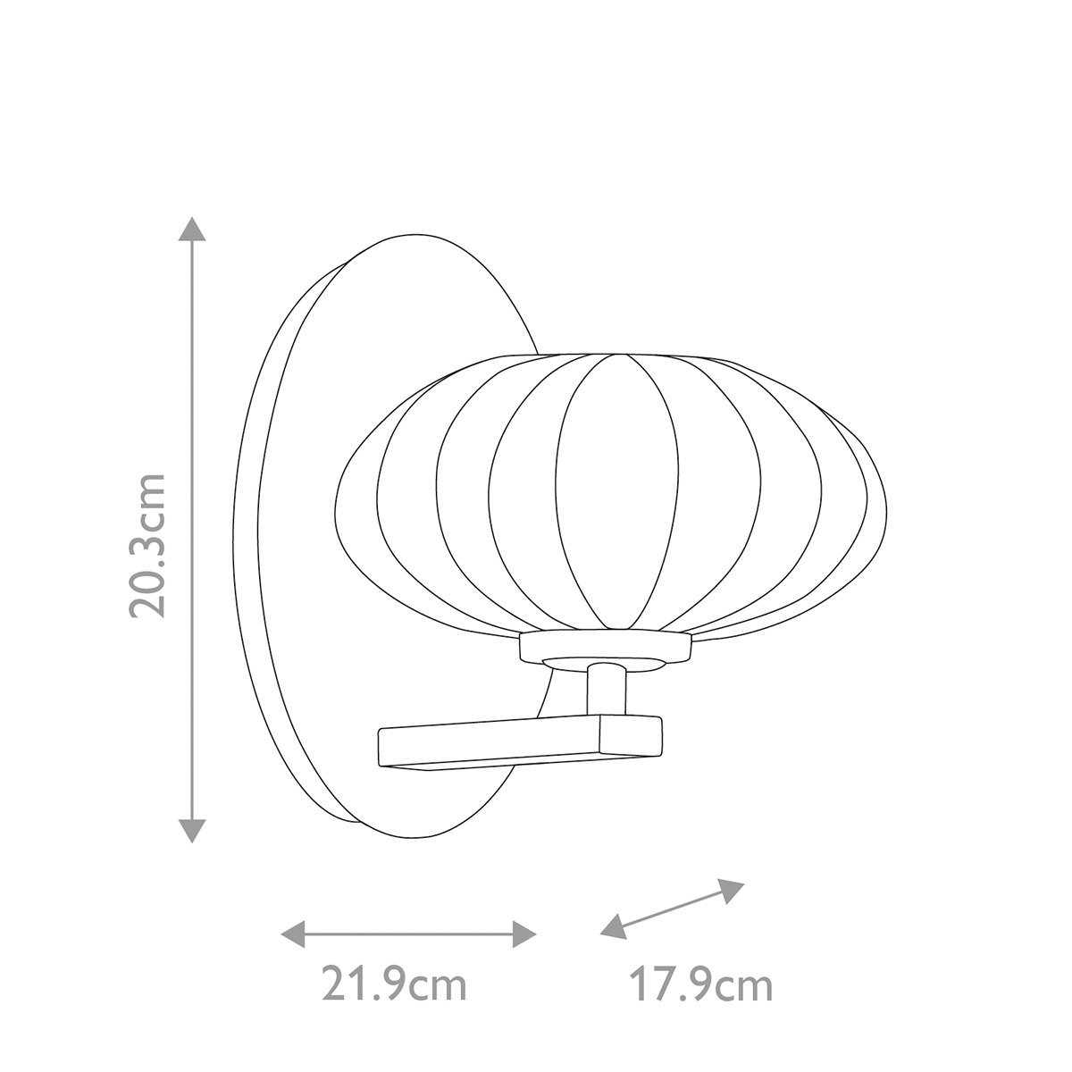  Бра с круглым плафон из матового белого стекла Kichler в Рязани