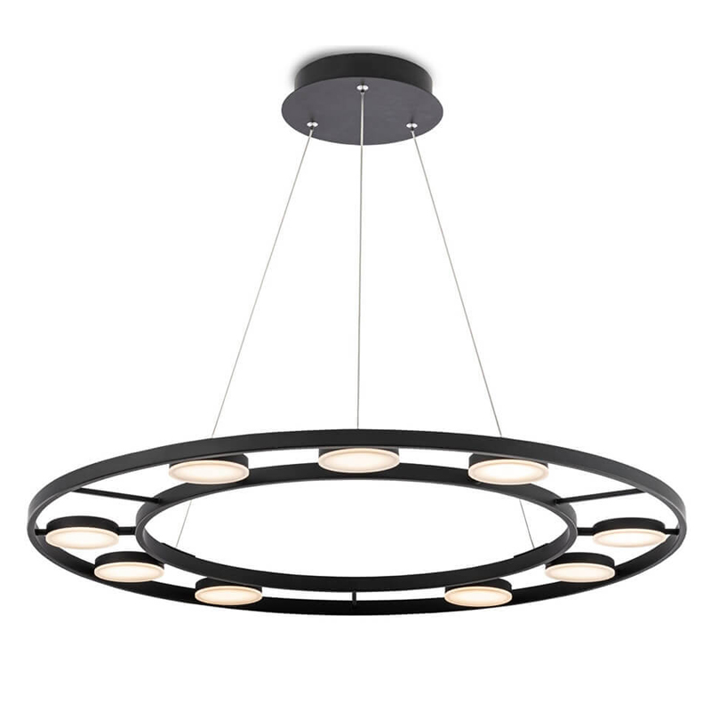 Люстра Maxine Light Chandelier Черный Белый Люстра Maxine Light Chandelier Черный Белый в Рязани | Loft Concept