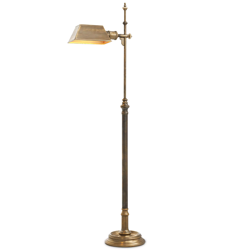 Торшер Eichholtz Floor Lamp Charlene Латунь Винтажная латунь Торшер Eichholtz Floor Lamp Charlene Латунь Винтажная латунь в Рязани | Loft Concept