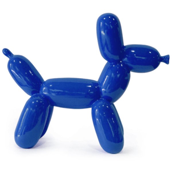 Статуэтка Jeff Koons Balloon Dog large Красный Черный Белый Желтый Синий Статуэтка Jeff Koons Balloon Dog large Красный Черный Белый Желтый Синий в Рязани | Loft Concept