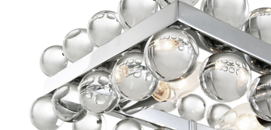Sacramento Transparent Balls Rectangle Chandelier Sacramento Transparent Balls Rectangle Chandelier - Loft-Concept в Рязани