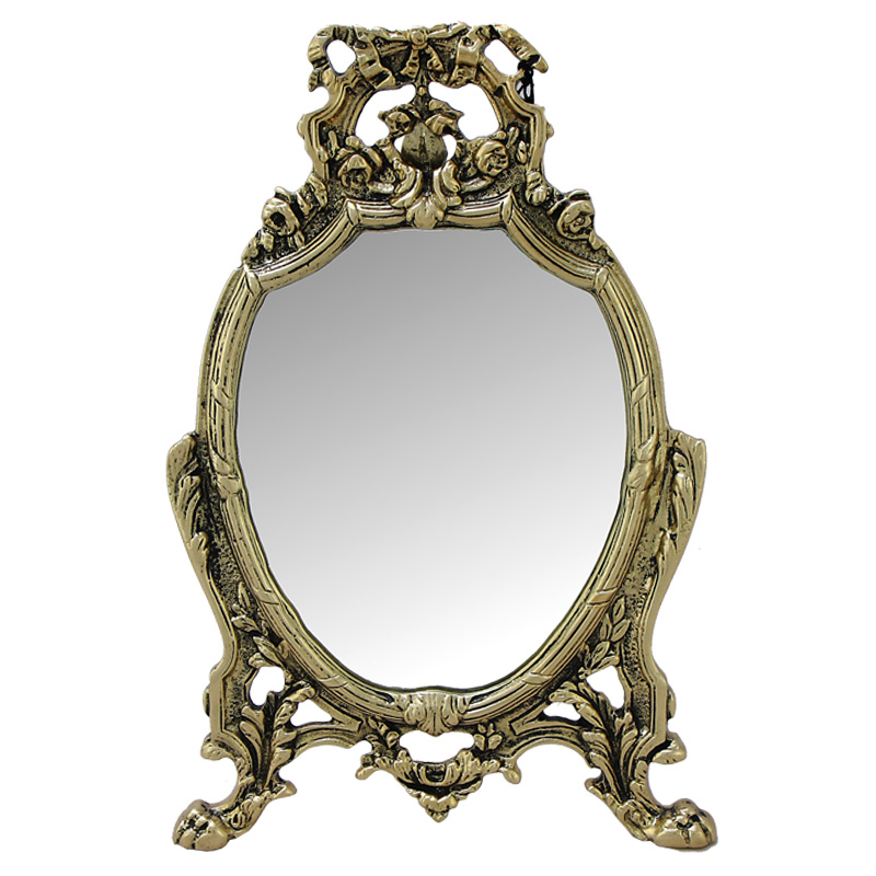 Зеркало настольное в бронзовой раме Majestic Bronze Mirrors Бронза Зеркало настольное в бронзовой раме Majestic Bronze Mirrors Бронза в Рязани | Loft Concept