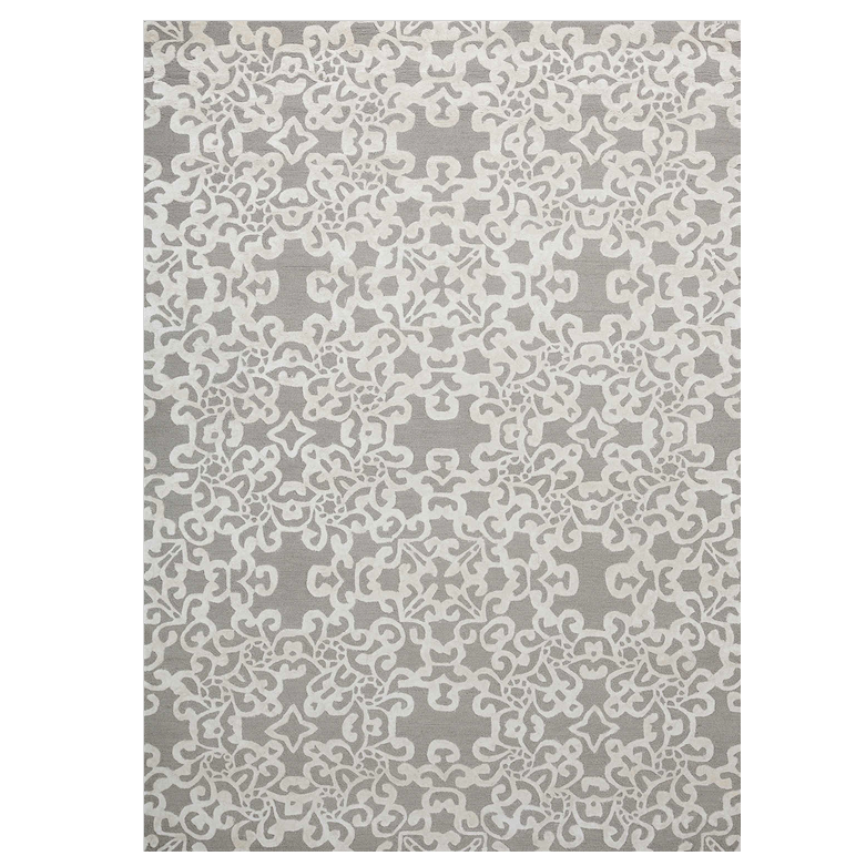 Ковёр из вискозы Indian pattern Pelermo Серый Ковёр из вискозы Indian pattern Pelermo Серый в Рязани | Loft Concept