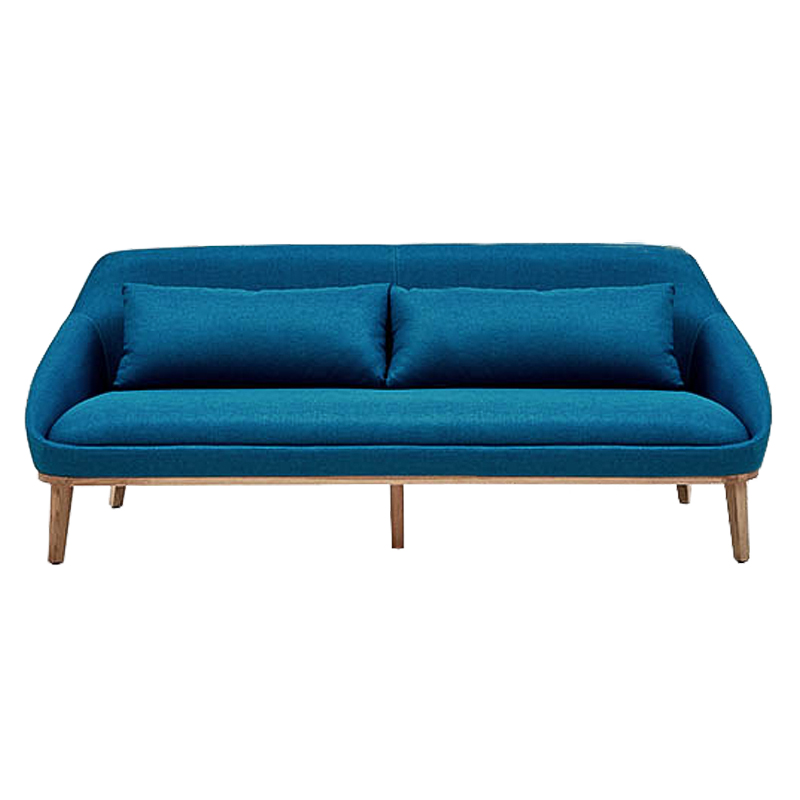 Двухместный диван Sea Basin Sofa Синий Древесина Двухместный диван Sea Basin Sofa Синий Древесина в Рязани | Loft Concept
