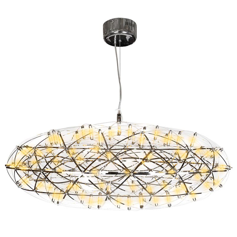 Люстра Moooi 3D Sphere Oval Yellow lamp L Хром Люстра Moooi 3D Sphere Oval Yellow lamp L Хром в Рязани | Loft Concept