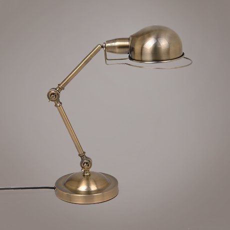 Настольная лампа Antic Work Table Lamp Латунь Античная полированная Настольная лампа Antic Work Table Lamp Латунь Античная полированная в Рязани | Loft Concept