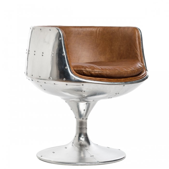 Кресло Aviator Cup Chair Коричневый Кресло Aviator Cup Chair Коричневый в Рязани | Loft Concept