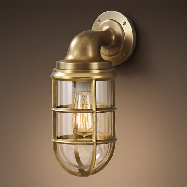 Бра RH STARBOARD wall lamp brass Латунь Бра RH STARBOARD wall lamp brass Латунь в Рязани | Loft Concept