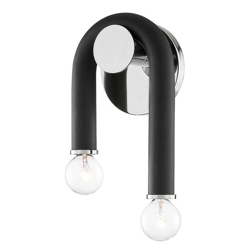 Бра Paulson floppy wall sconce chrome Черный Хром Бра Paulson floppy wall sconce chrome Черный Хром в Рязани | Loft Concept