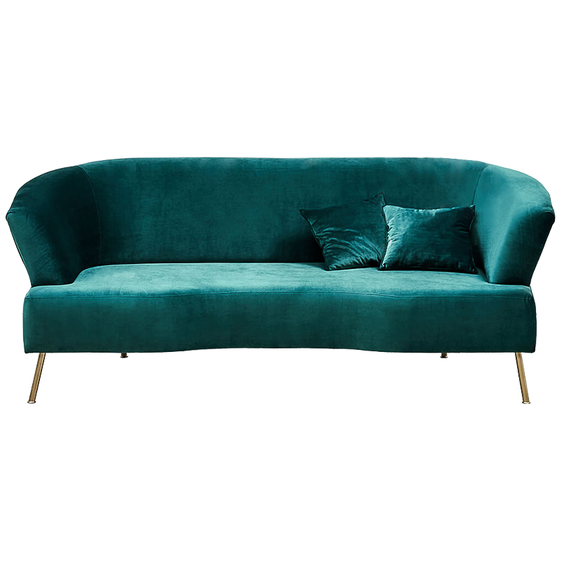 Диван Isis Sofa Turquoise Бирюзовый Золотой Диван Isis Sofa Turquoise Бирюзовый Золотой в Рязани | Loft Concept