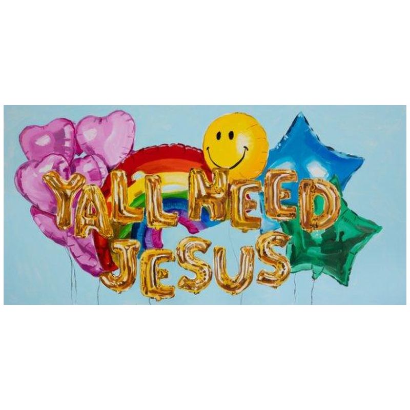 Картина Yall Need Jesus Мульти Картина Yall Need Jesus Мульти в Рязани | Loft Concept
