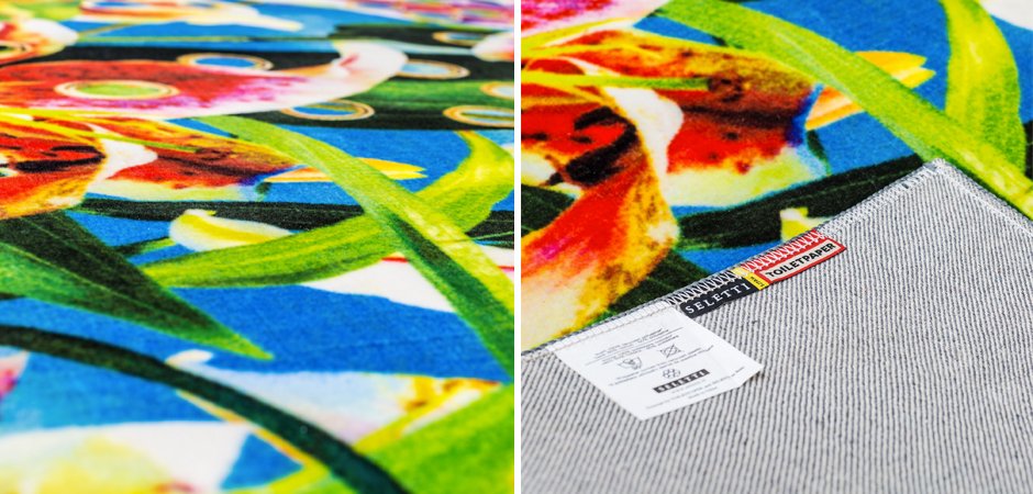Ковер Seletti Rectangular Rug Flower with Holes Ковер Seletti Rectangular Rug Flower with Holes - Loft-Concept в Рязани