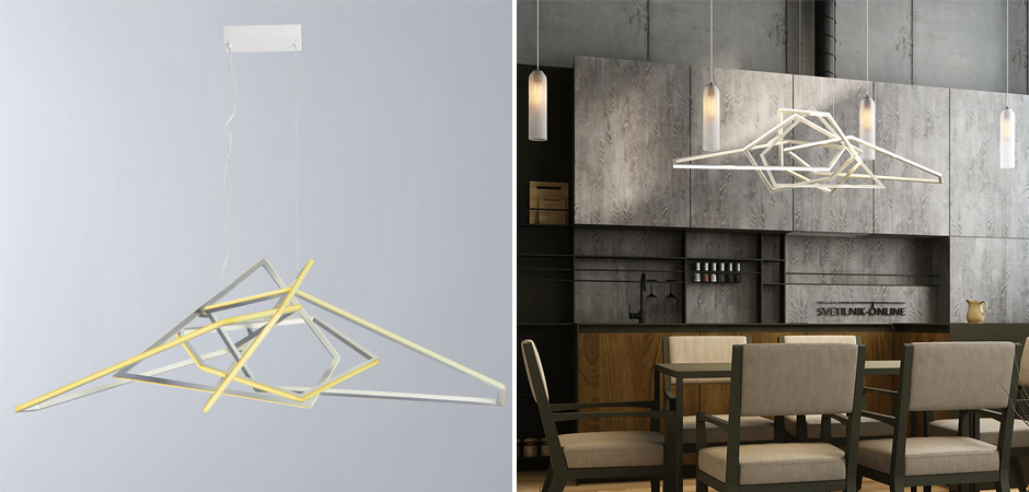 Светодиодная люстра Dimensions Белая Светодиодная люстра Dimensions Белая - Loft-Concept в Рязани
