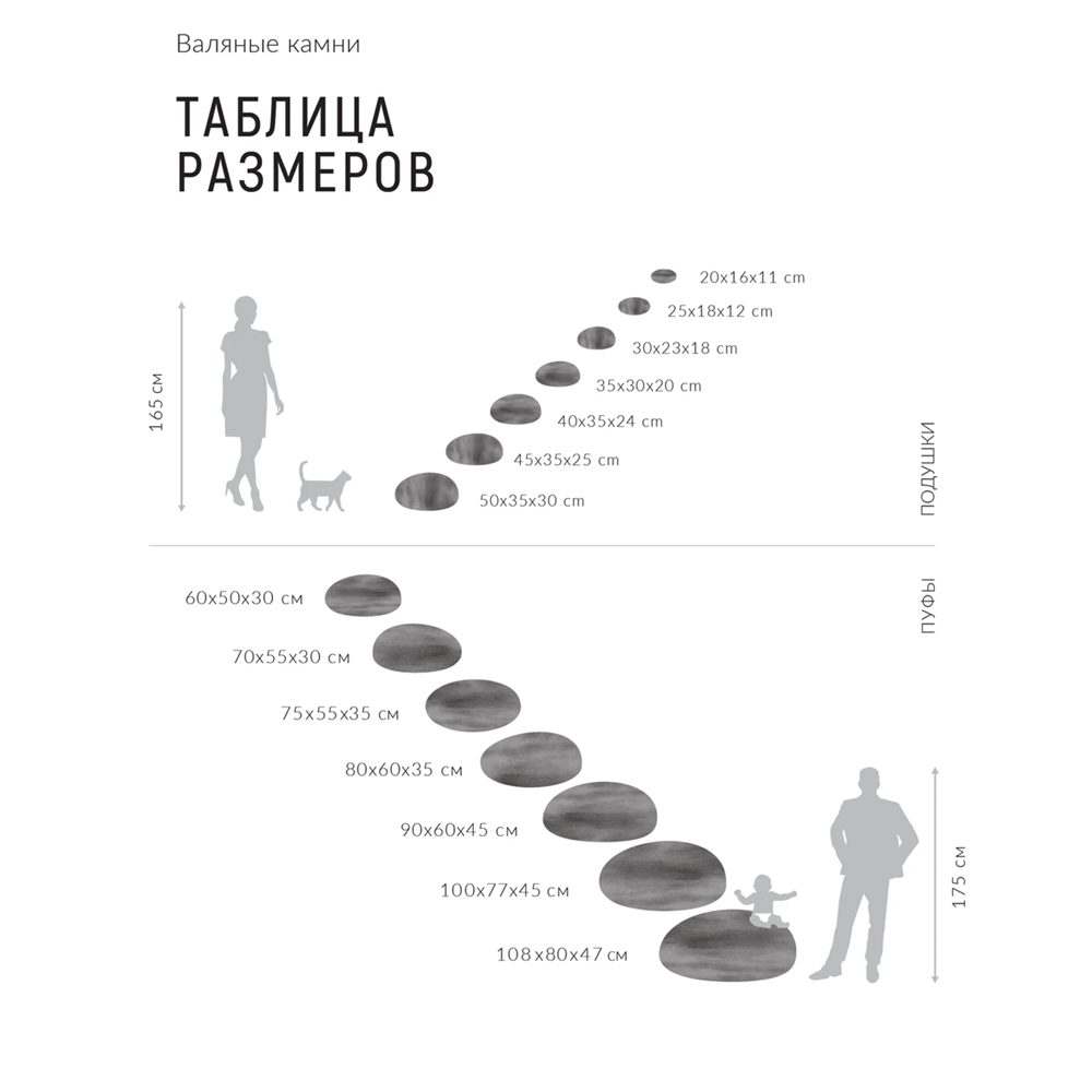 Пуф - Камень GREY MARBLE в Рязани