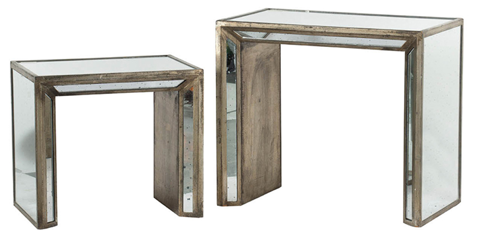 Приставной столик Mirrored Wide Side Приставной столик Mirrored Wide Side - Loft-Concept в Рязани