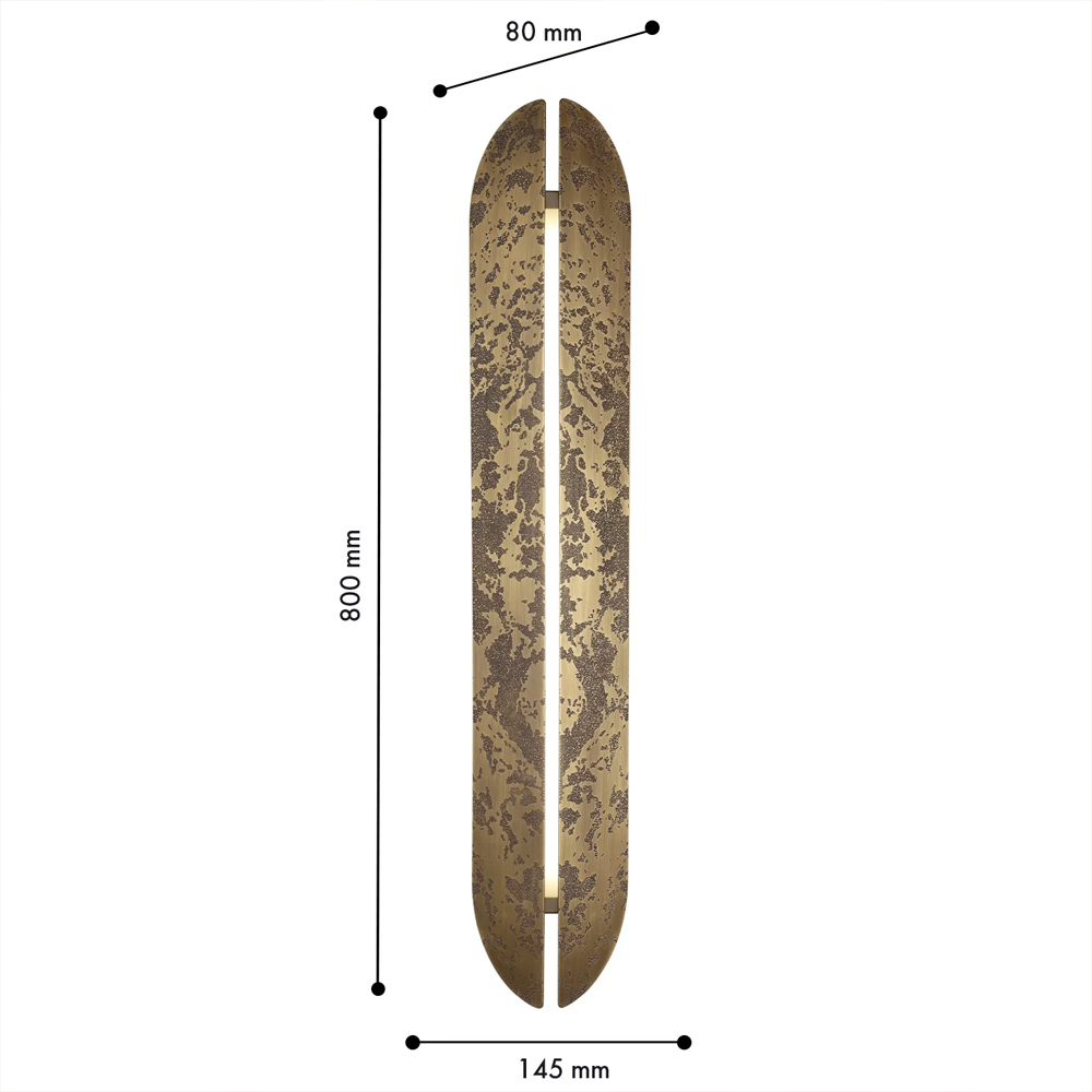 Бра винтажное с имитацией коррозии на медном корпусе Predominant в Рязани