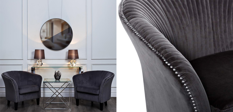 Кресло JackFlower Armchair grey Кресло JackFlower Armchair grey - Loft-Concept в Рязани