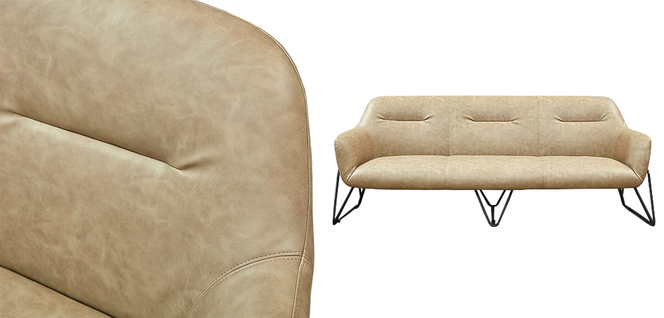Диван Triangular Legs Triple Sofa Диван Triangular Legs Triple Sofa - Loft-Concept в Рязани
