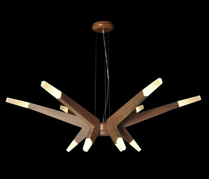 Люстра Wooden Glowworm Star Люстра Wooden Glowworm Star в Рязани | Loft Concept