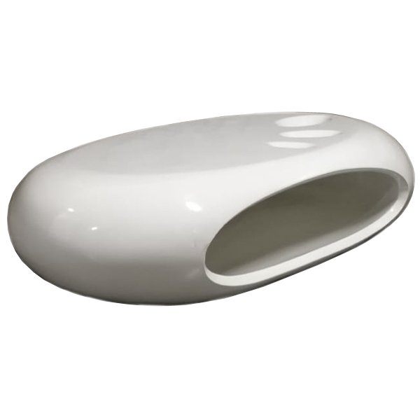 Кофейный стол Oval Capsule Белый Кофейный стол Oval Capsule Белый в Рязани | Loft Concept