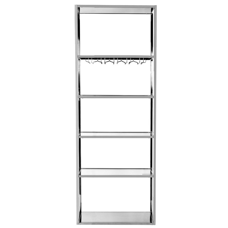 Стеллаж для хранения вина Raul Rack Chromium Прозрачный Хром Стеллаж для хранения вина Raul Rack Chromium Прозрачный Хром в Рязани | Loft Concept