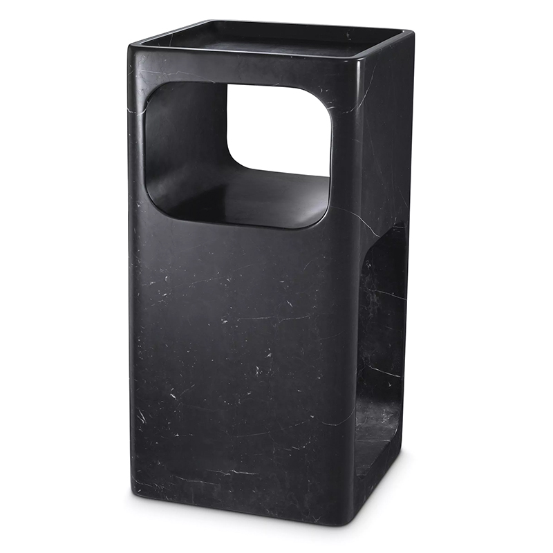 Приставной стол Eichholtz Side Table Adler Black Marble Черный Мрамор Nero Приставной стол Eichholtz Side Table Adler Black Marble Черный Мрамор Nero в Рязани | Loft Concept