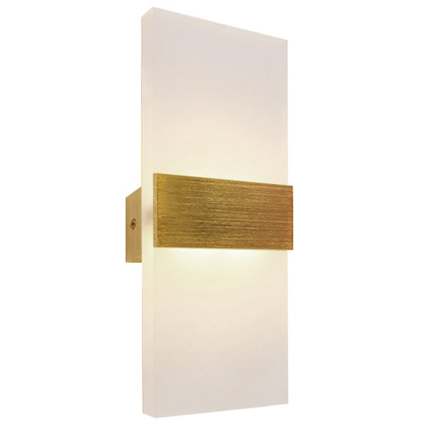 Бра Road Wall Light Gold Золотой Прозрачный белый Бра Road Wall Light Gold Золотой Прозрачный белый в Рязани | Loft Concept